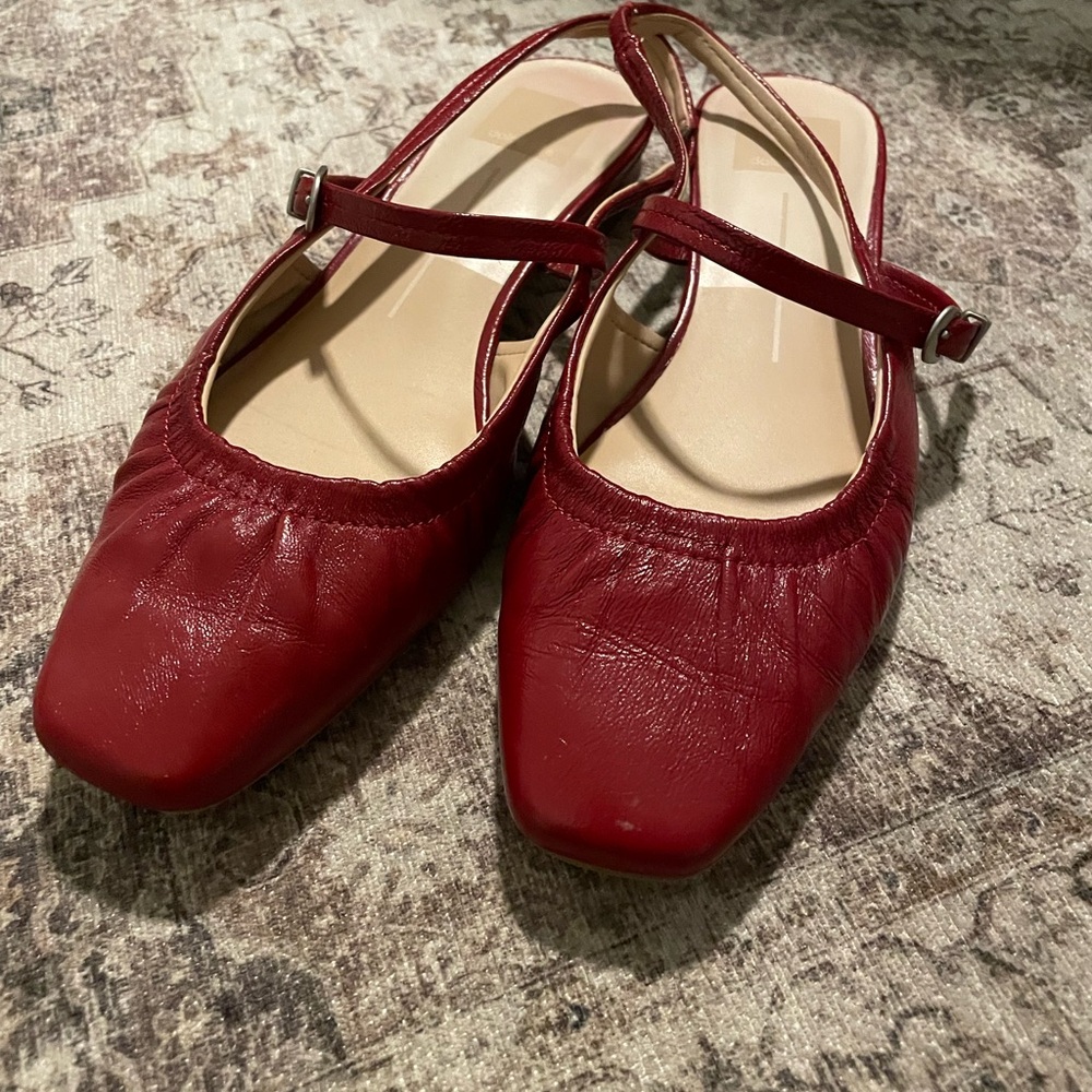 Dolce Vita Red Slingback Flats